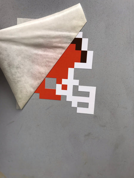 8 Bit Apparel® CLE Helmet Sticker